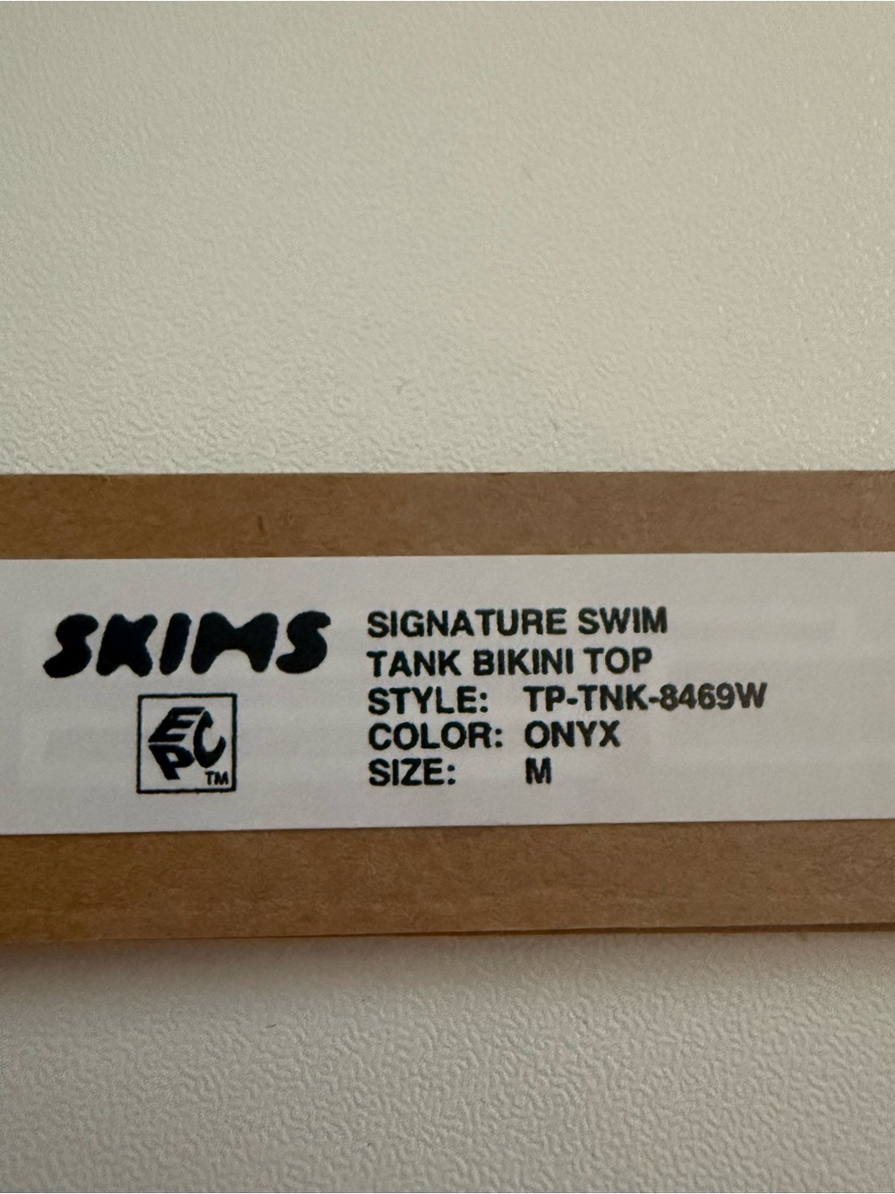 SKIMS Black Signature Swim Top & Full Brief Bikini Bottoms - Picture 6 of 7